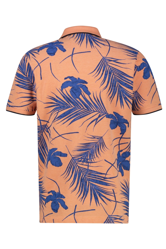 MODIEUS POLOSHIRT MET ZOMERS PATROON 2563265 918 PALE PAPAYA
